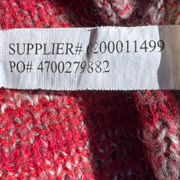 Ralph Lauren Denim & Supply Red‎ Aztec Southwest Sweater Womens Cotton Size M - Picture 8 of 8